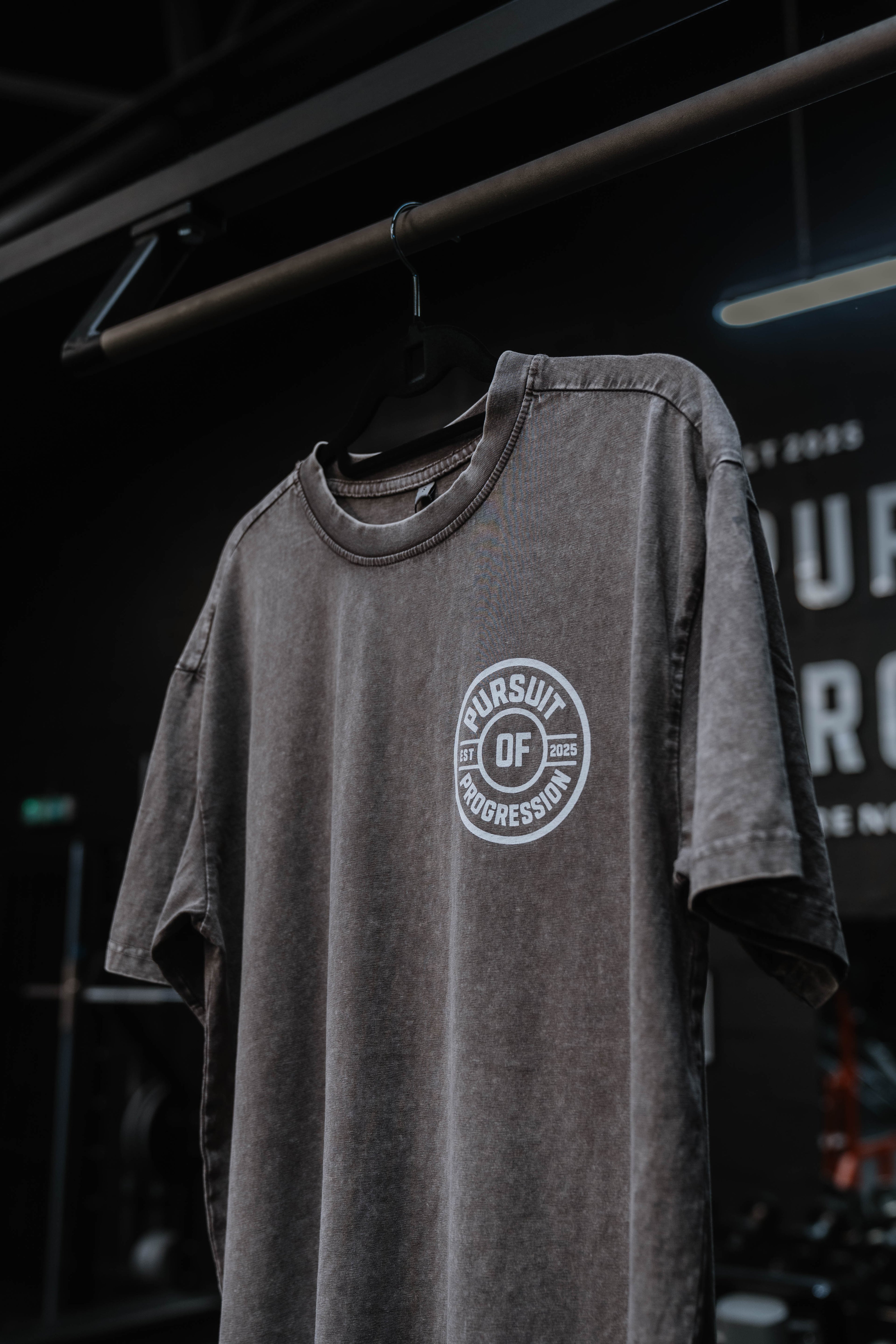 Grey Oversized Launch Tee