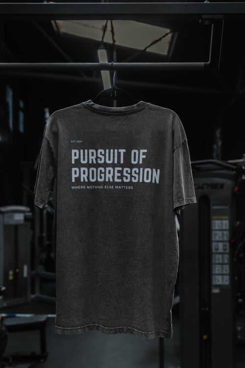 Grey Oversized Launch Tee