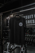 Black Oversized Launch Tee