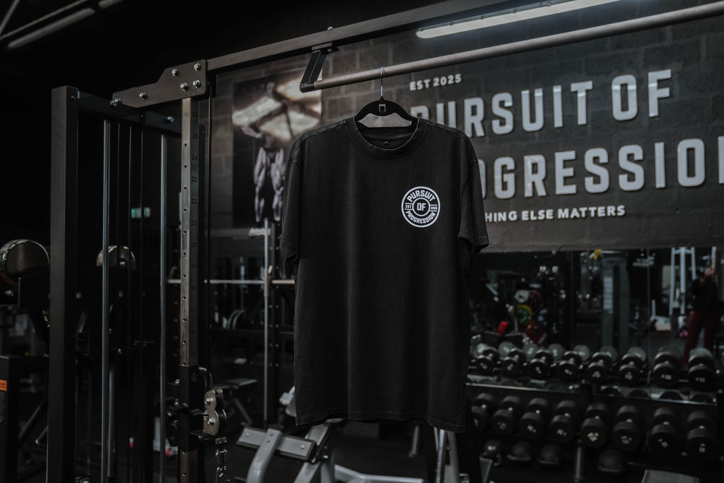 Black Oversized Launch Tee