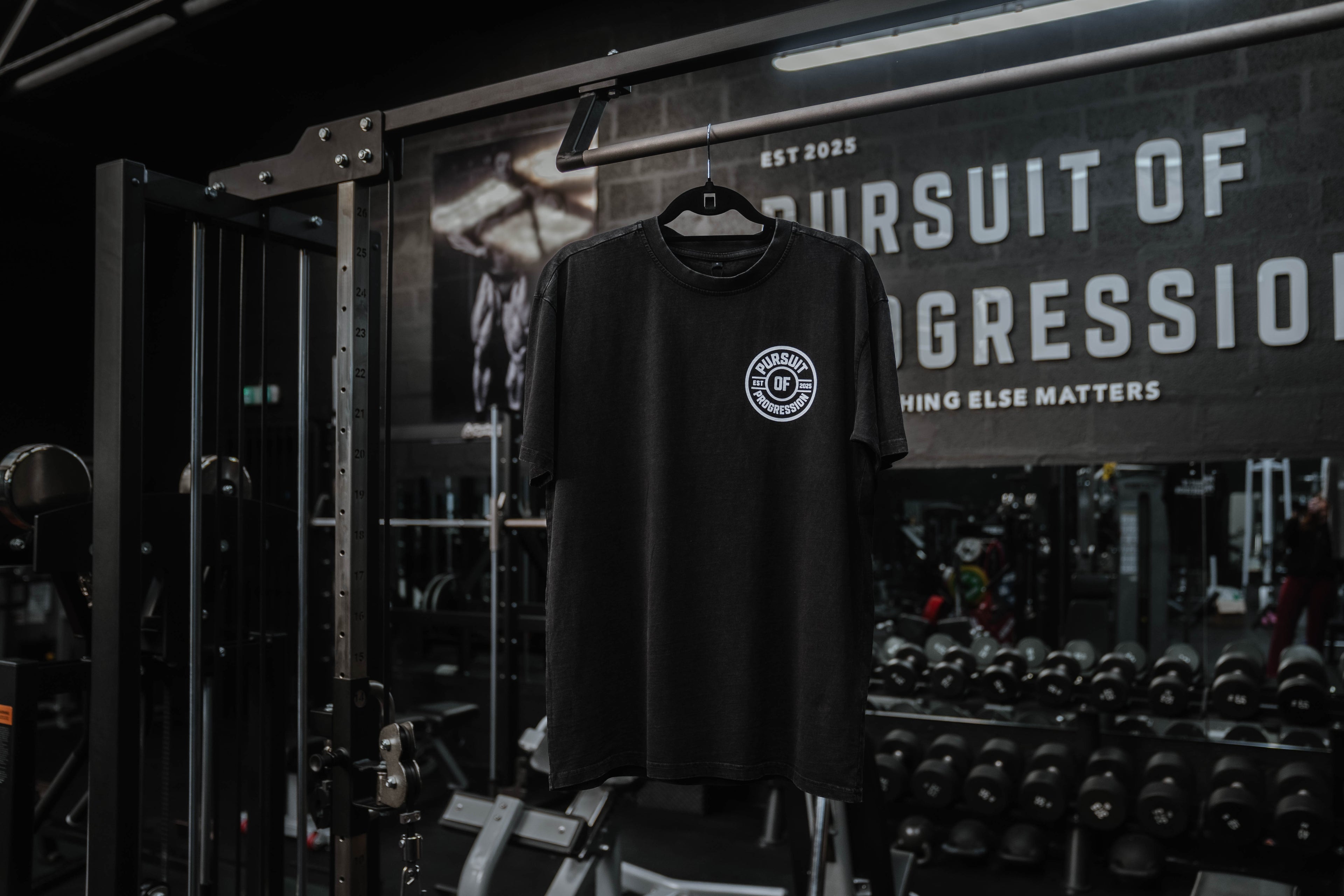 Black Oversized Launch Tee