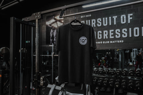 Black Oversized Launch Tee