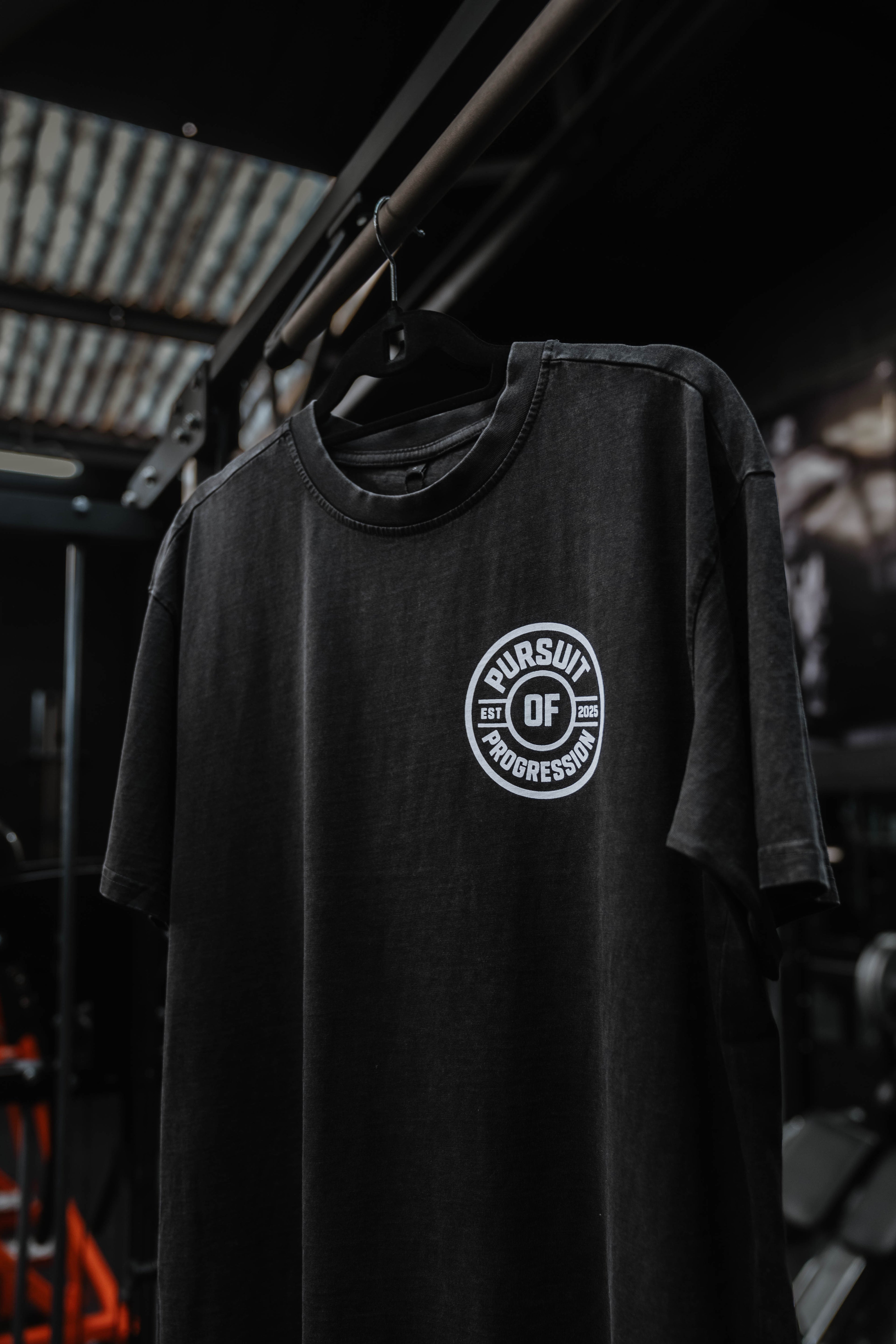 Black Oversized Launch Tee
