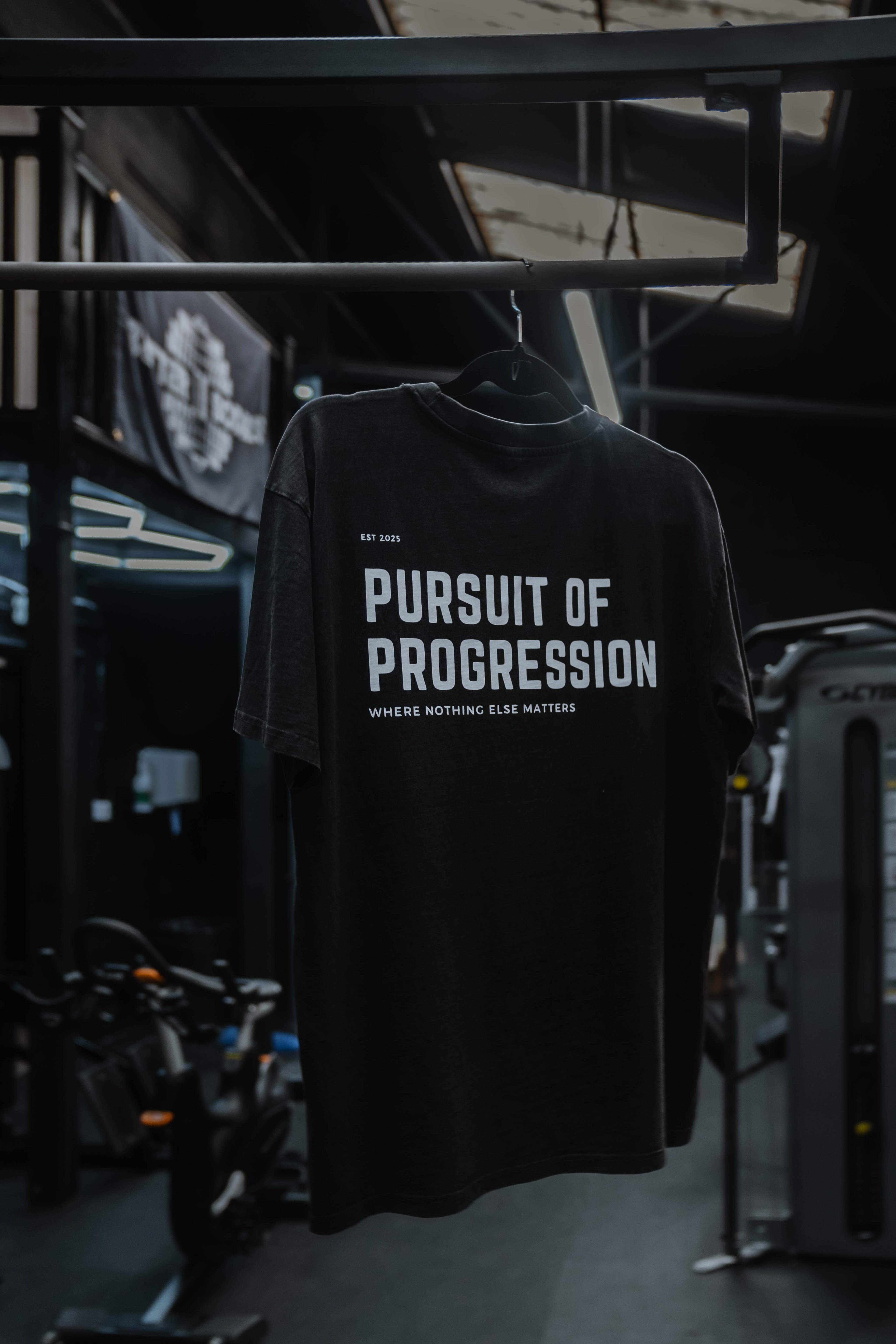 Black Oversized Launch Tee